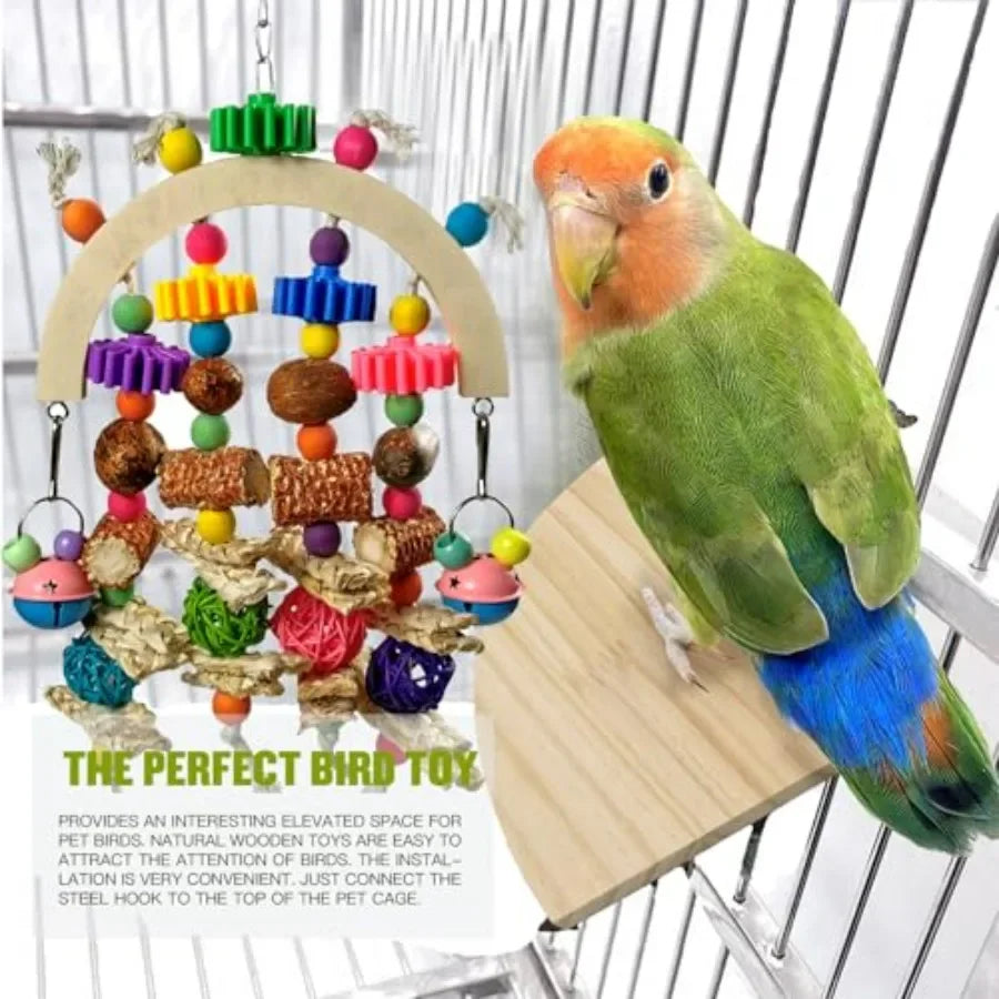 Hign Concerned Natural Corncob Birds Beak Health Chew Toys