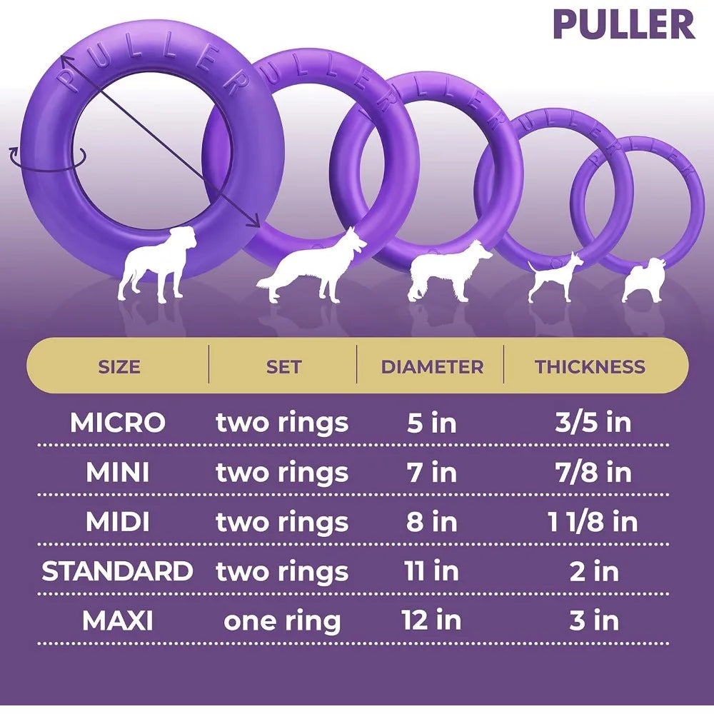 Hign-concerned Puller Outdoor Dog Ring Toy For Fetch Tug