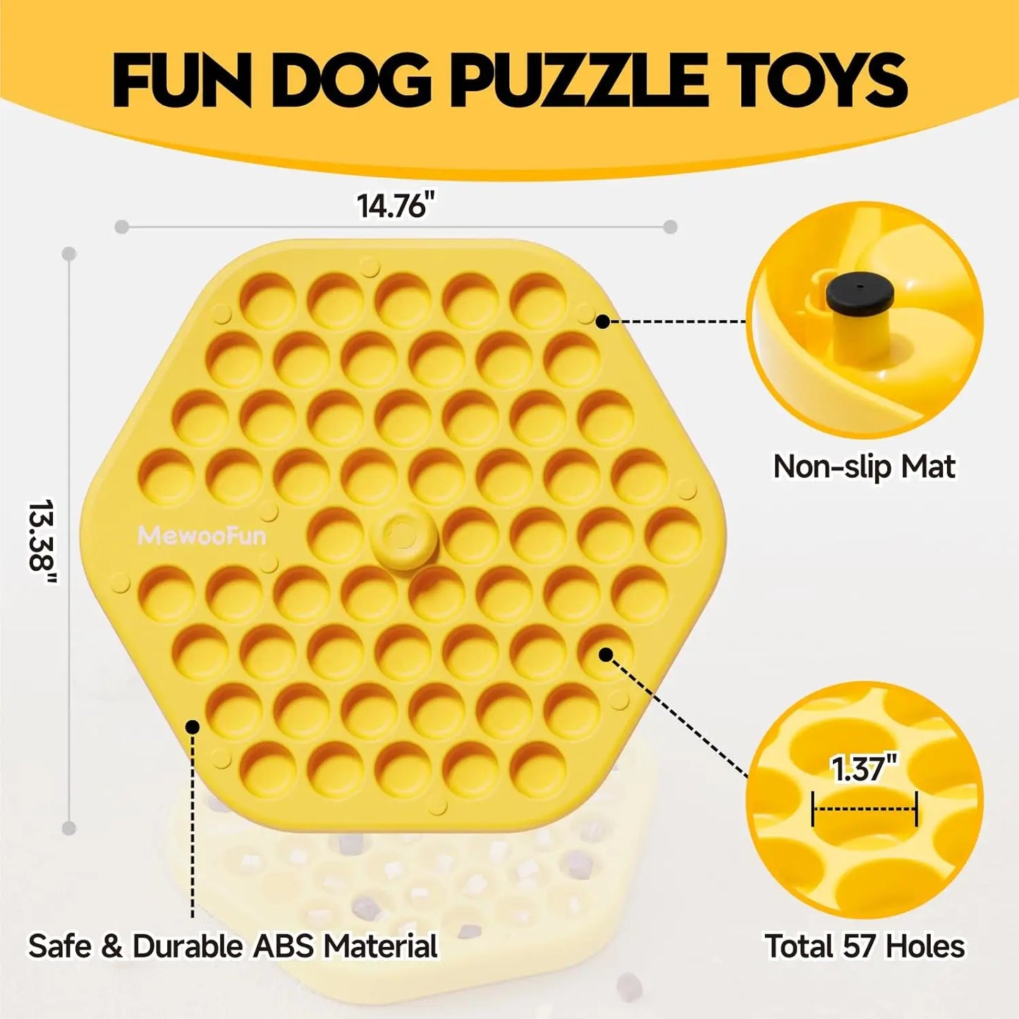 MewooFun Dog Puzzle Toy Set for IQ Training and Mental Enrichment Activities